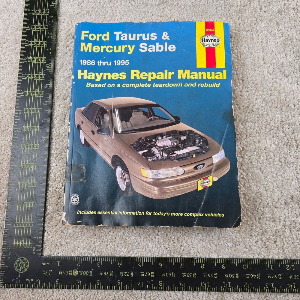 Haynes Repair Manual Ford Taurus Mercury Sable 1986-1995 #36074